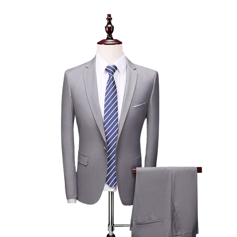Costume Mariage Homme Gris Clair